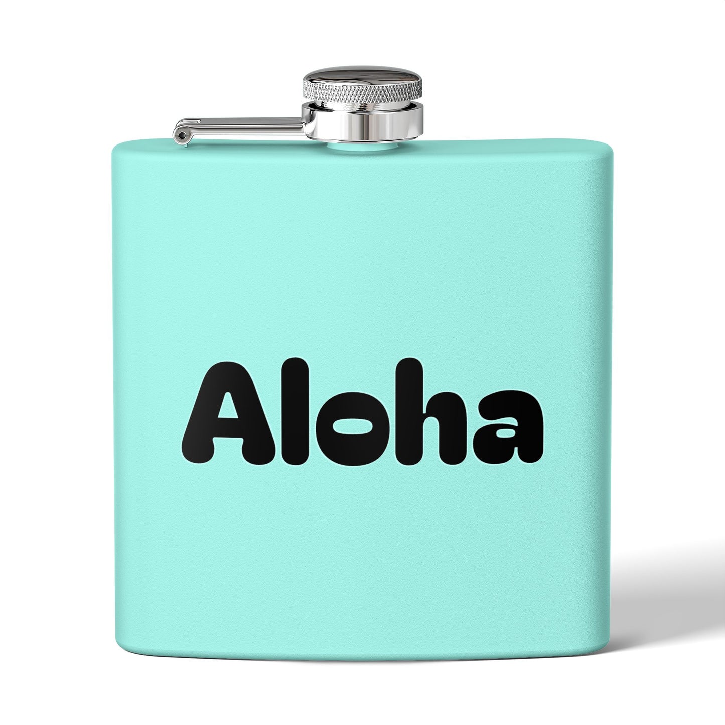 Aloha Stainless Steel Flask — 6oz Travel Hip Flask