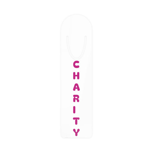 Charity Bookmark Pink