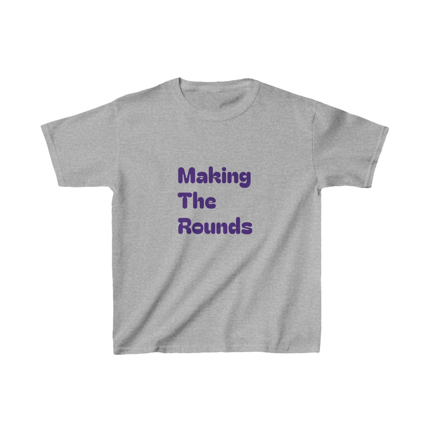 Making The Rounds Purple Kids Heavy Cotton™ Tee