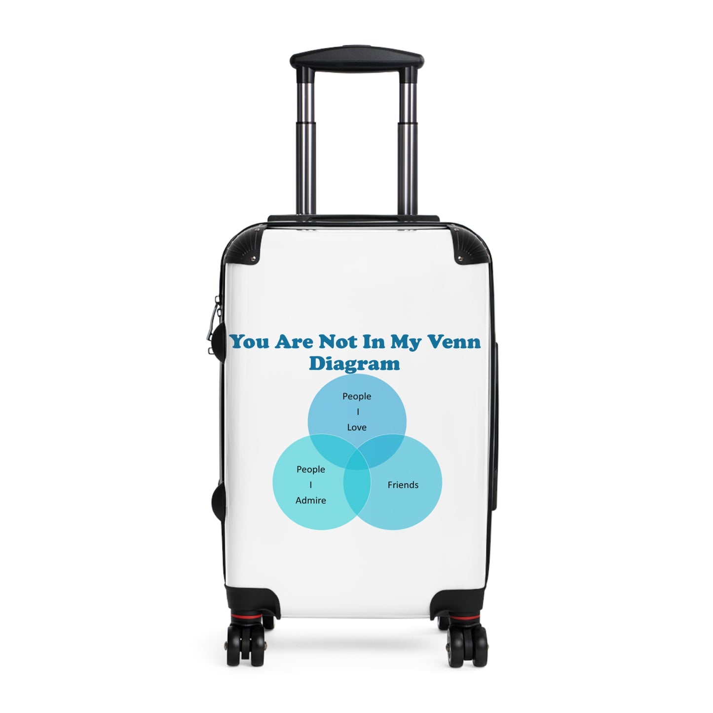 You Are Not In My Venn Diagram Blue Suitcase