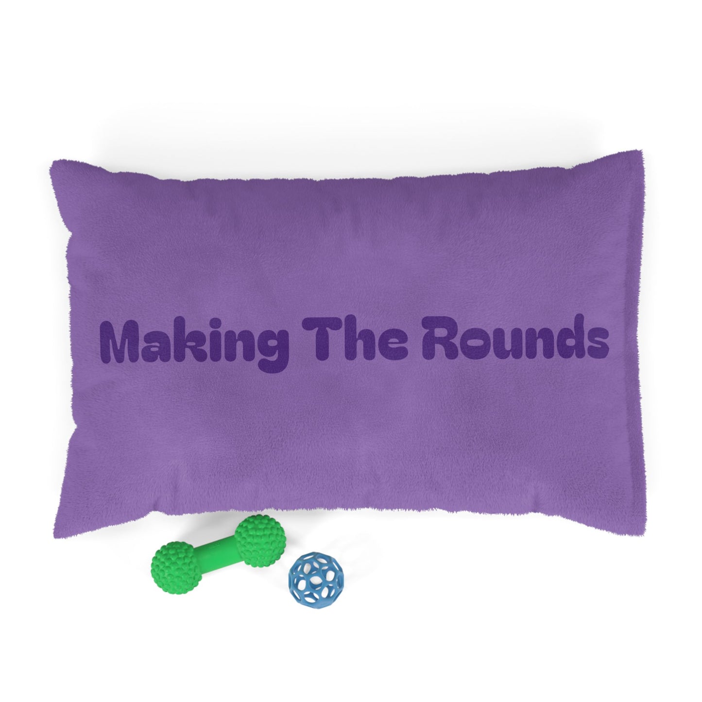 Making The Rounds Light Purple with Dark Purple Pet Bed