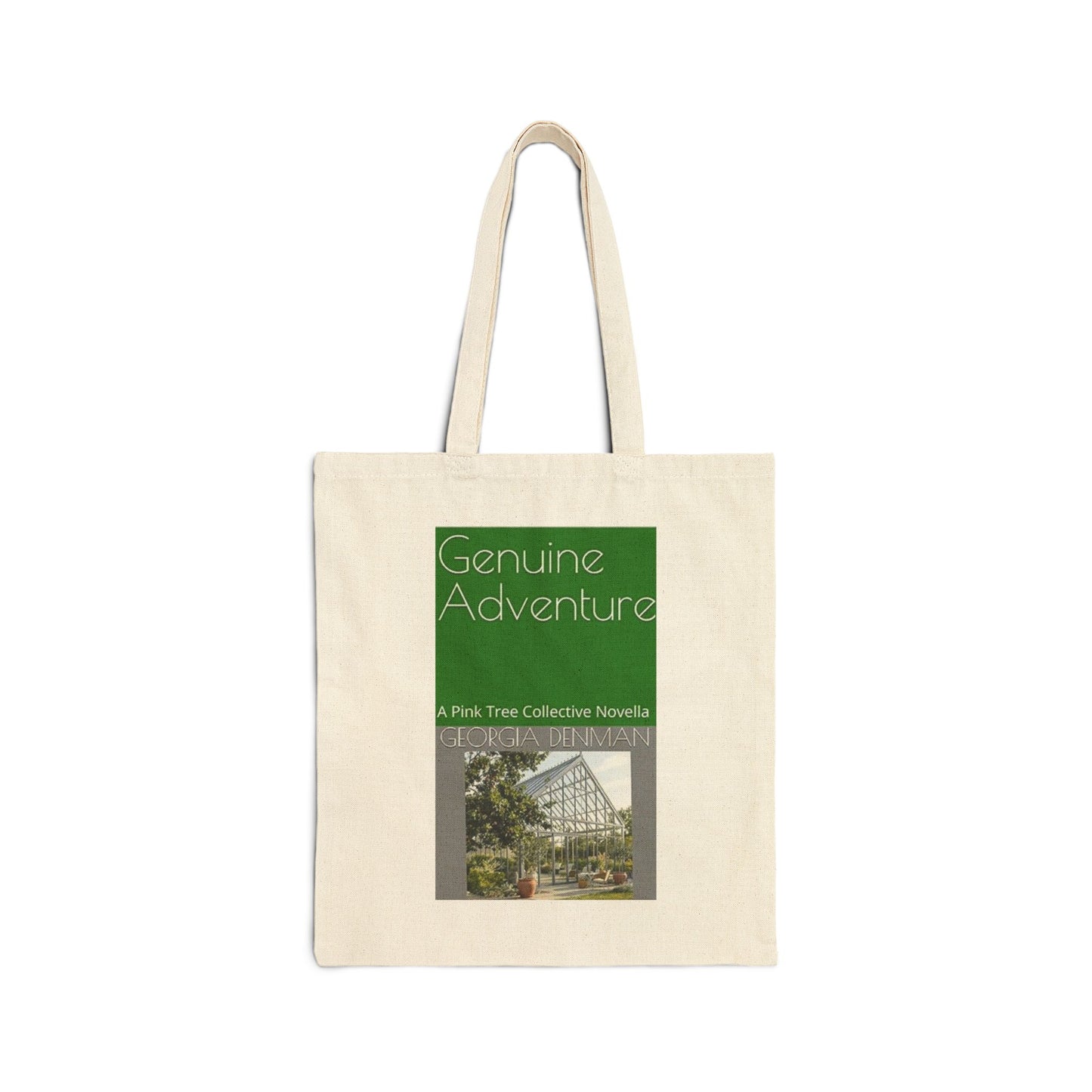 Tote Bag — 'Genuine Adventure' Botanical Cover & Portrait Canvas Tote
