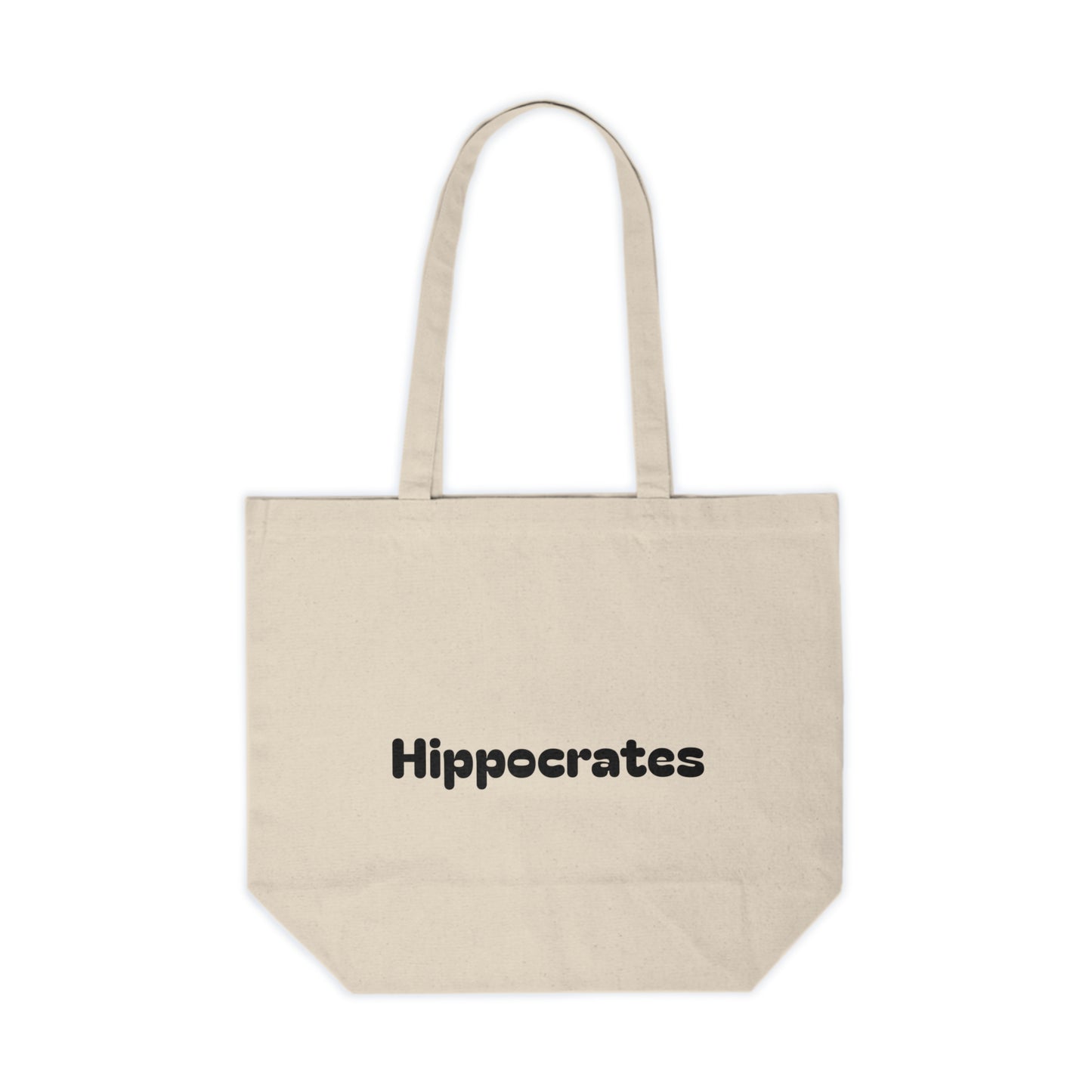 Hippocrates Quote Canvas Tote — ‘The soul is the same…’ Eco Shopping Bag