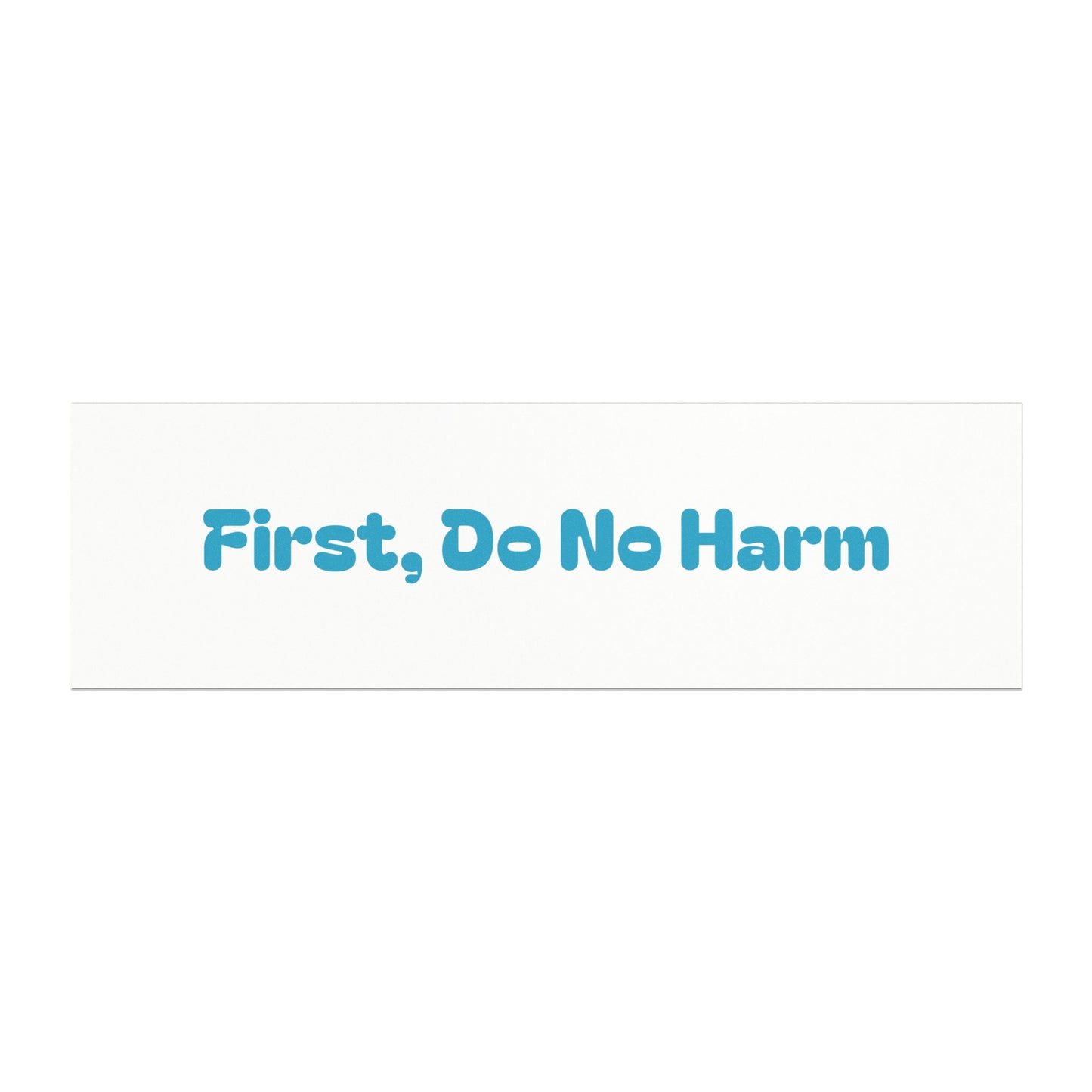 First Do No Harm Blue Car Magnets