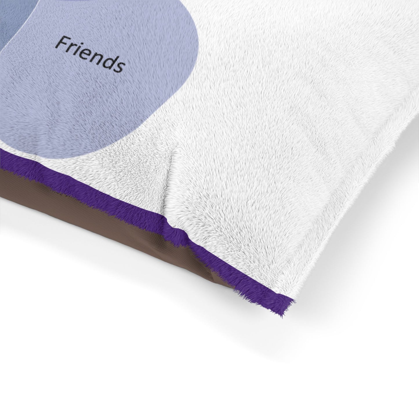 You Are The Center Of My Venn Diagram Purple Pet Bed