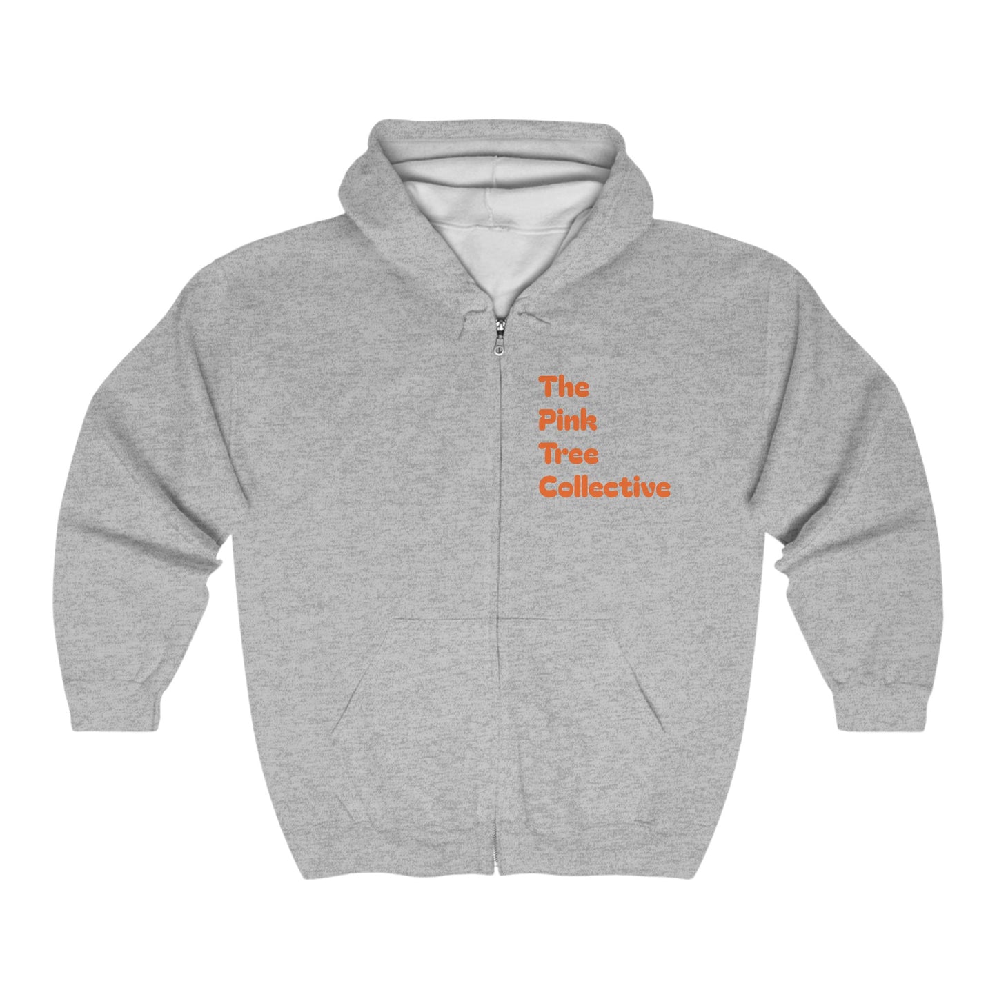 Making The Rounds Orange Heavy Blend™ Full Zip Hooded Sweatshirt