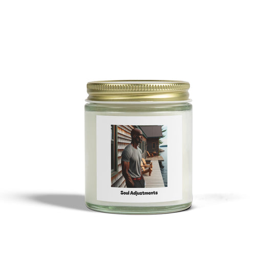 Soul Adjustments Scented Candles, Coconut Apricot Wax (4oz, 9oz)