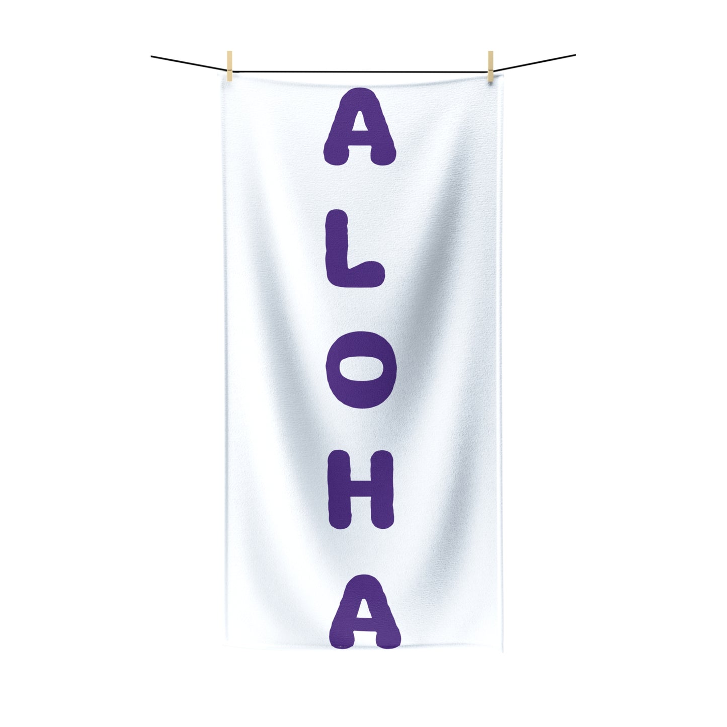 Aloha Purple Polycotton Towel