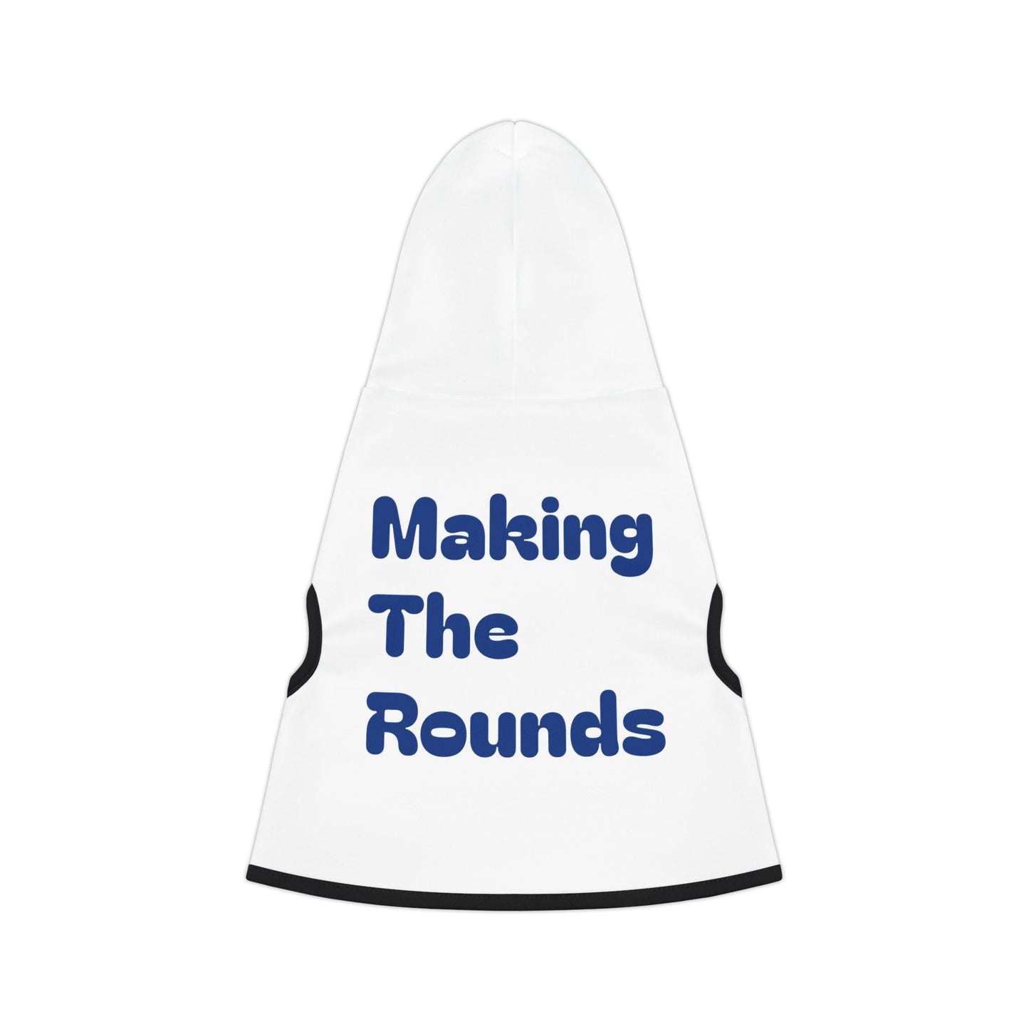 Making The Rounds Dark Blue Pet Hoodie