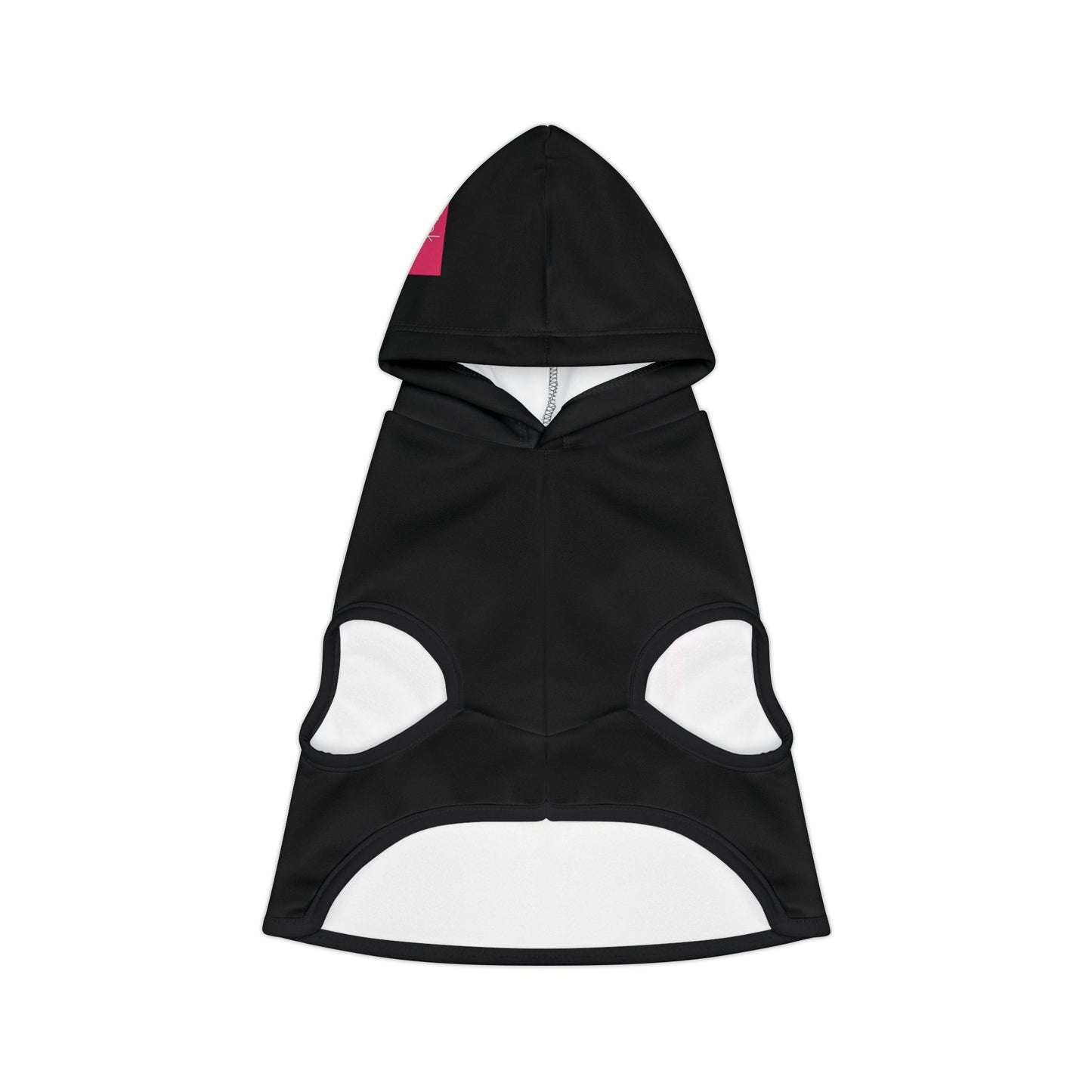 Making The Rounds Black With Pink Pet Hoodie