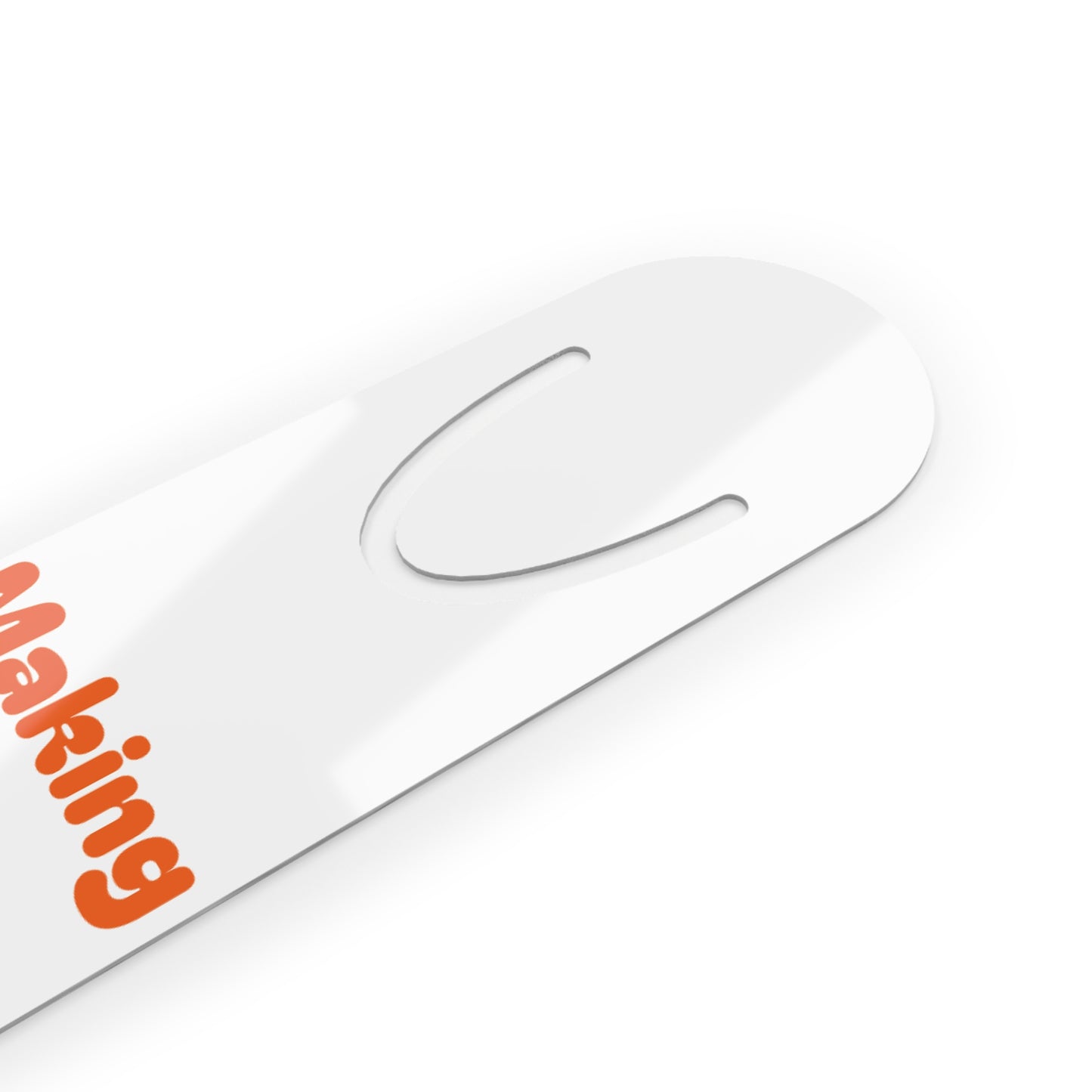 Making The Rounds Orange Bookmark