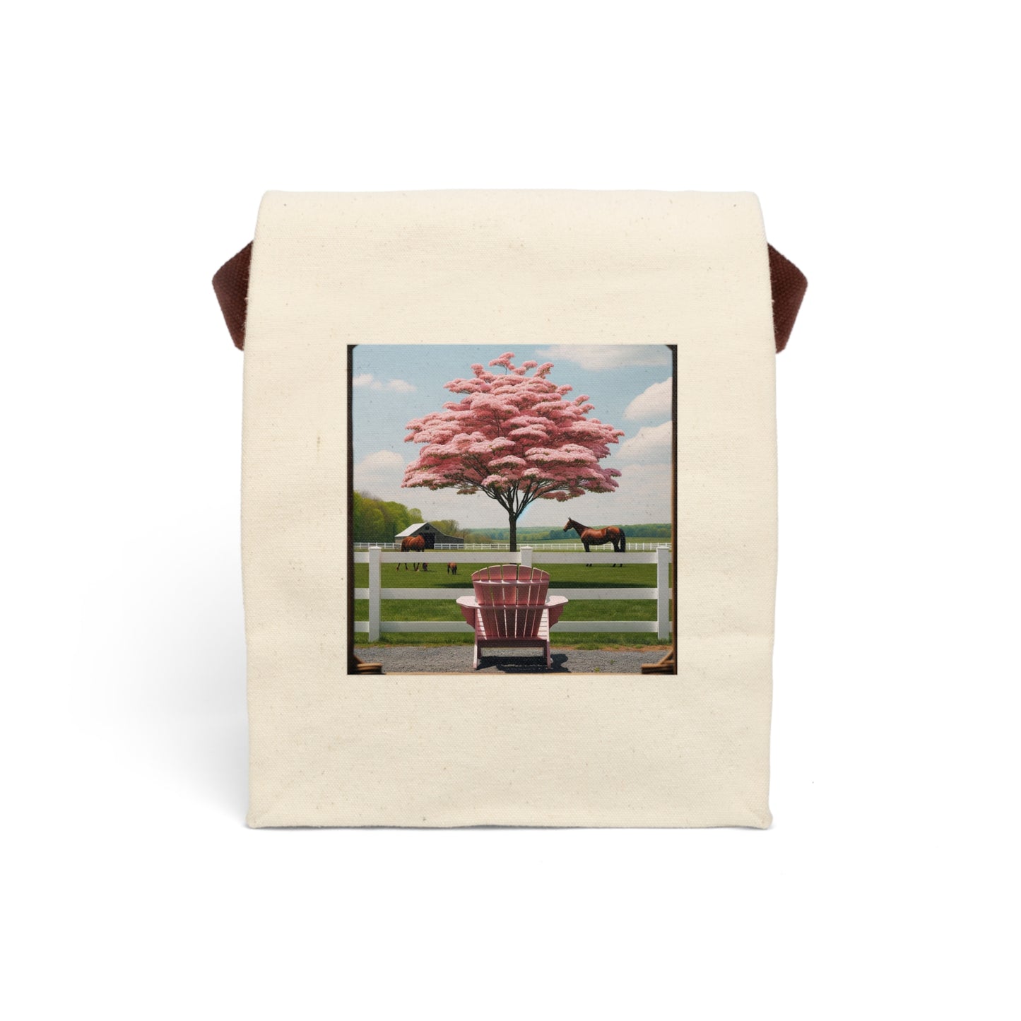 Canvas Lunch Bag With Strap    Cover