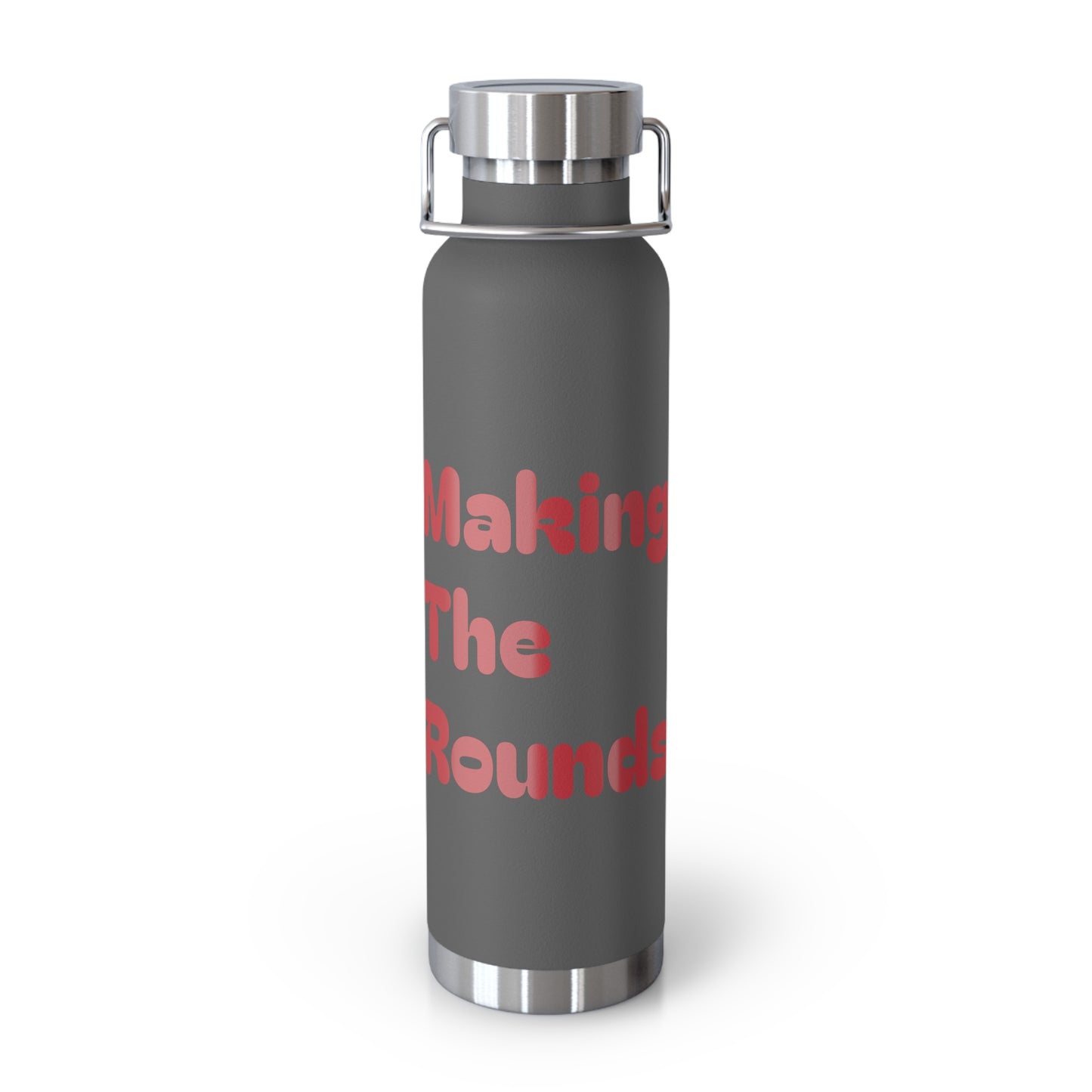 Making The Rounds Red Copper Vacuum Insulated Bottle, 22oz