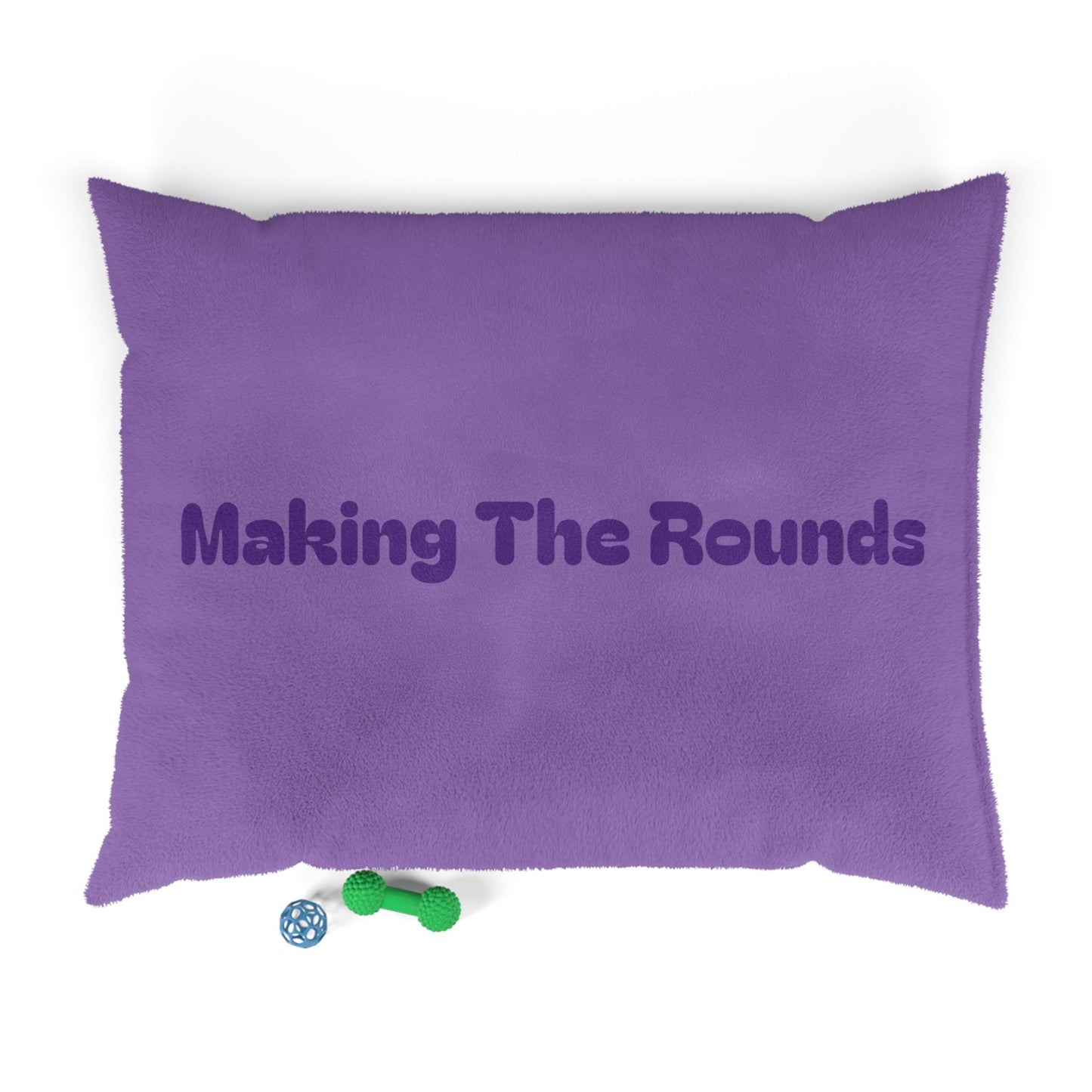 Making The Rounds Light Purple with Dark Purple Pet Bed