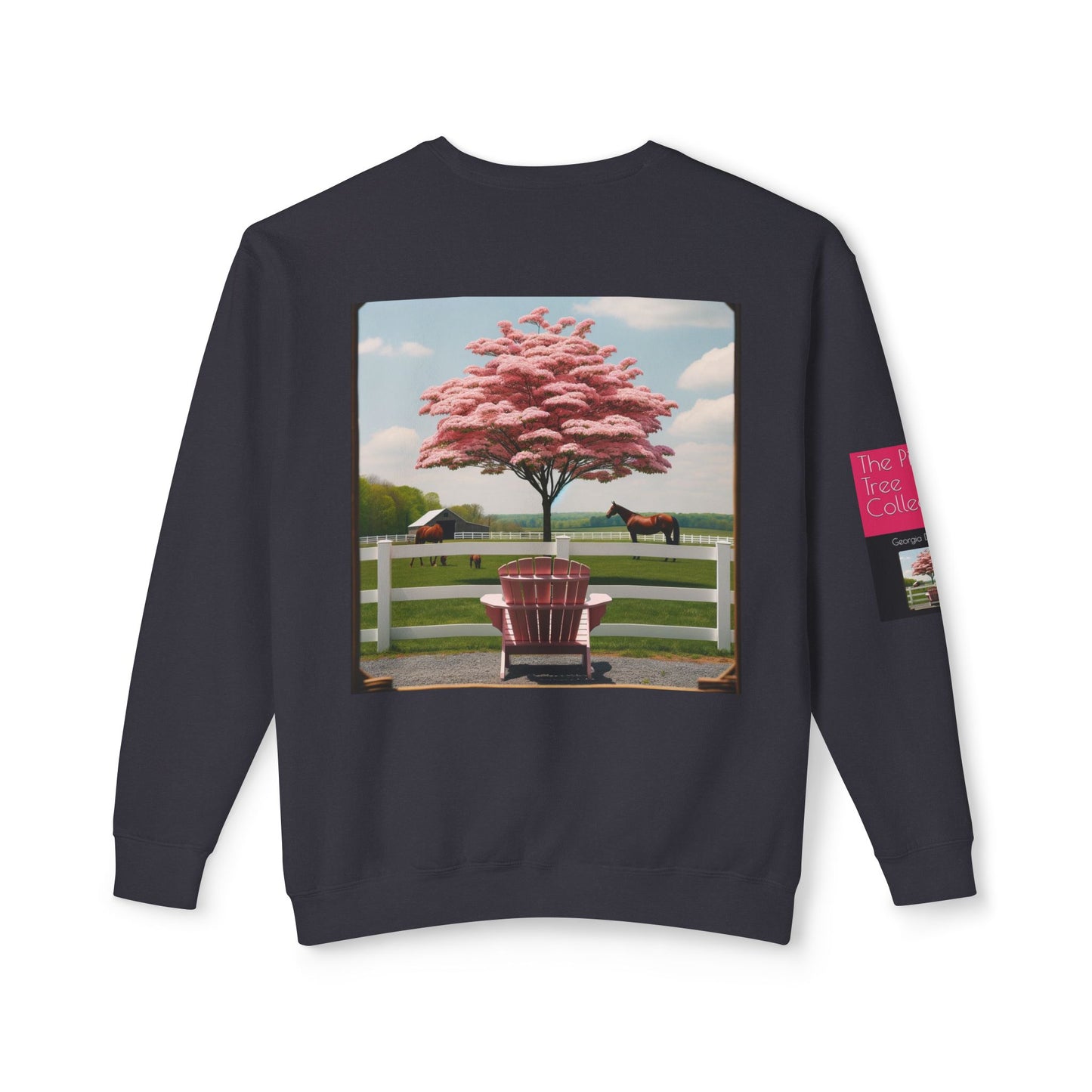 The Pink Tree Collective Cover Unisex Lightweight Crewneck Sweatshirt