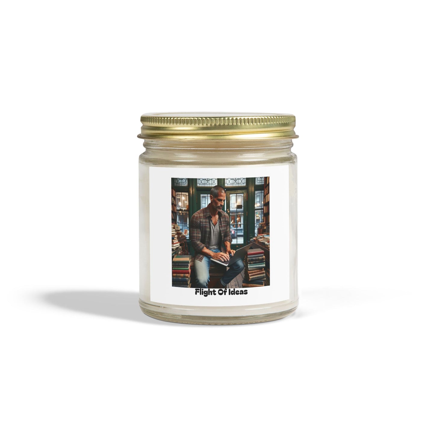 Flight Of Ideas Scented Candles, Coconut Apricot Wax (4oz, 9oz)