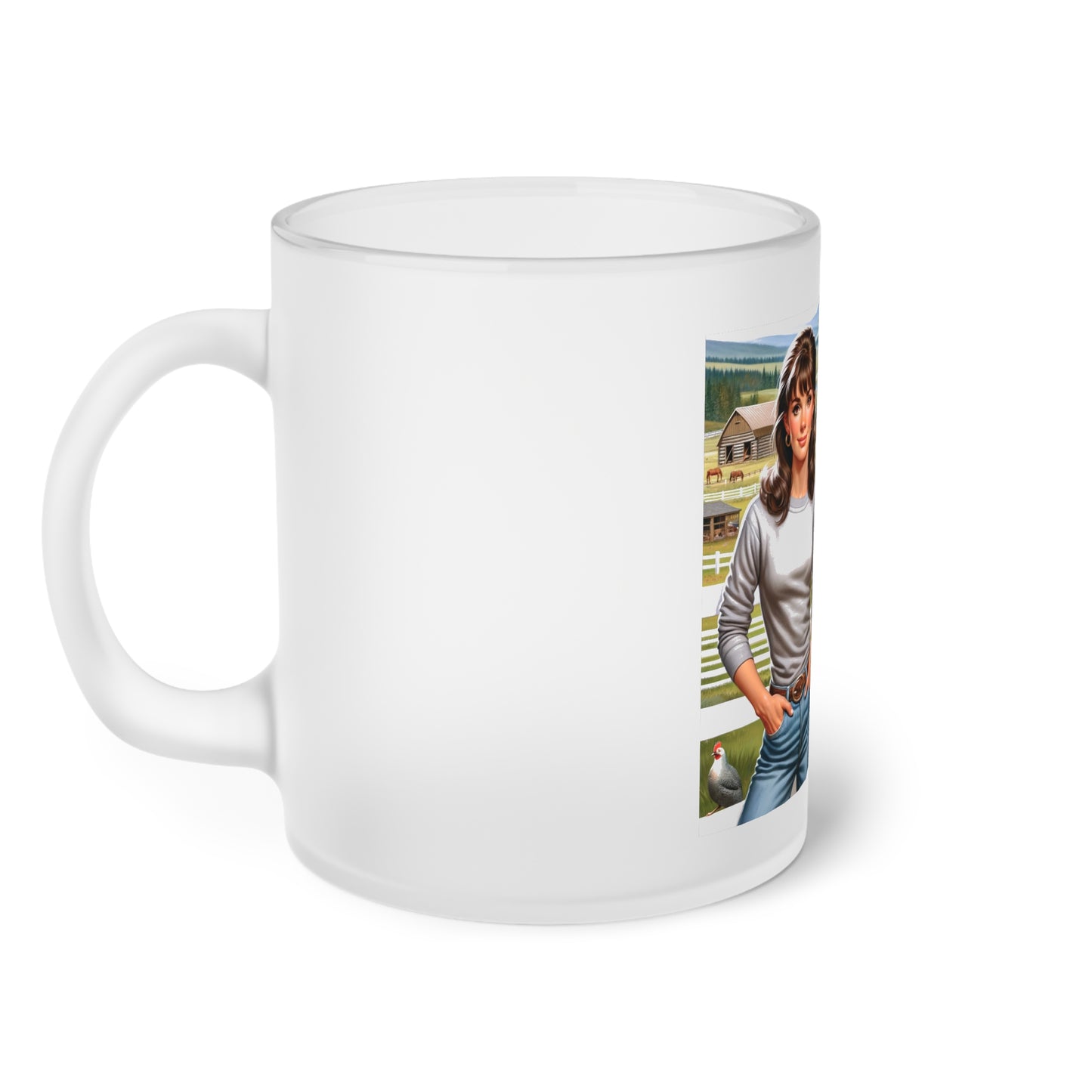 PRN Frosted Glass Mug