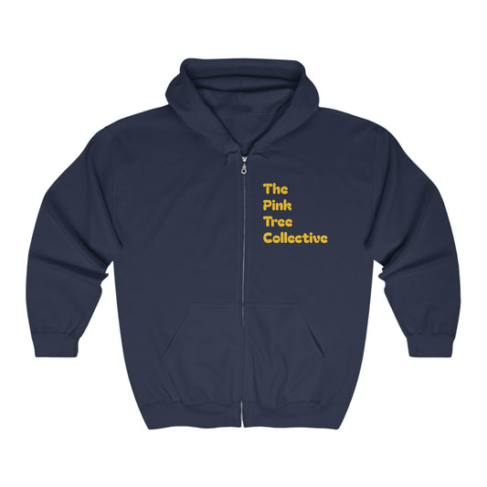 Making The Rounds Yellow Unisex Heavy Blend™ Full Zip Hooded Sweatshirt